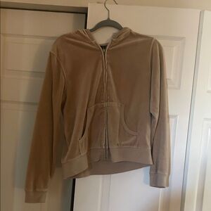 Catalina Beige Zip-Up Hoodie